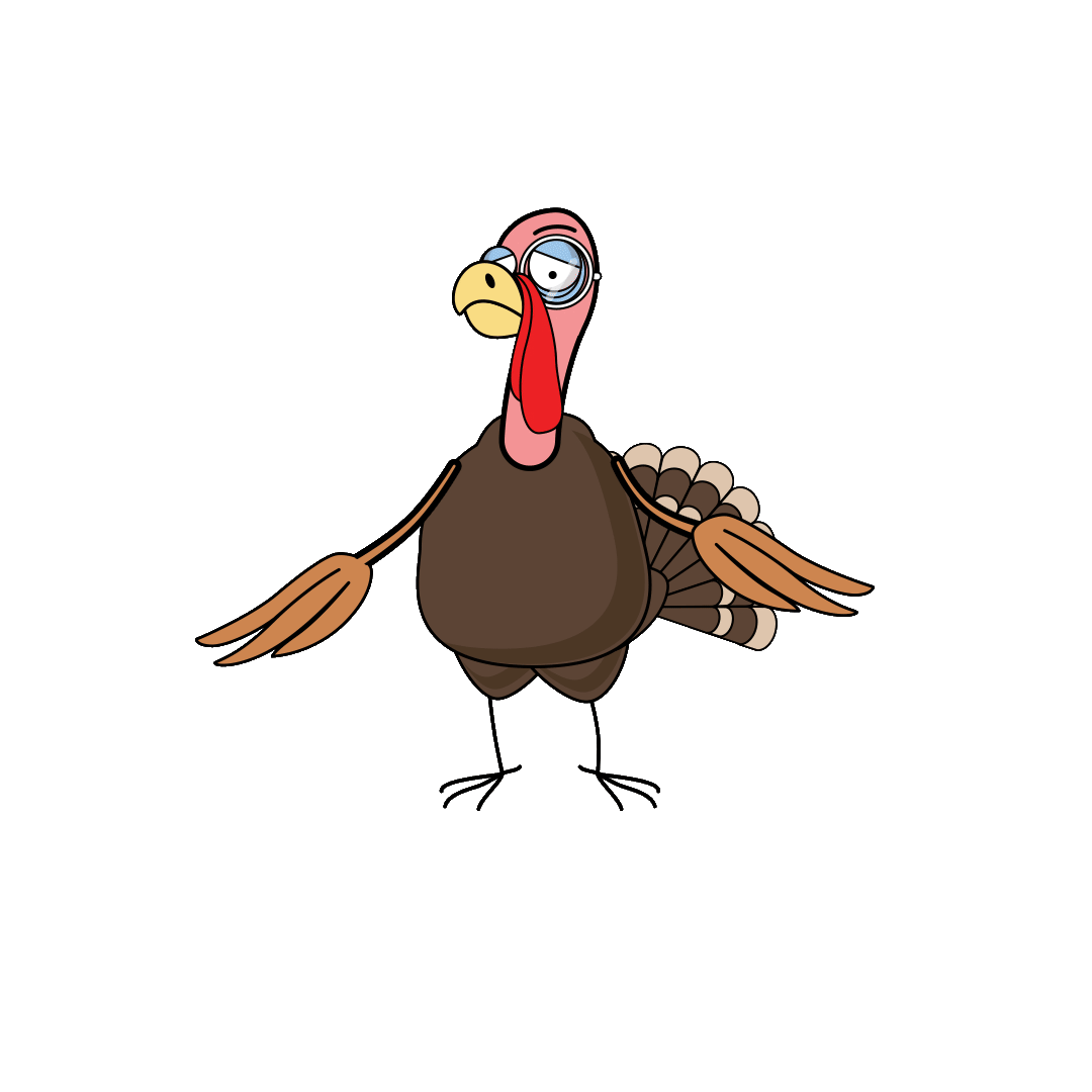 Tucki character, pleased to have helped a family save money